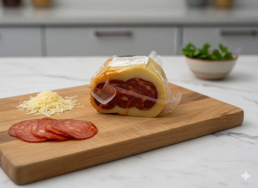 Scamorza Affumicata e Salame Piccante