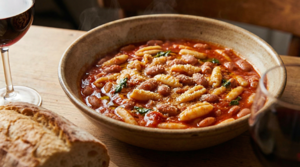 pasta e fagioli alla calabrese