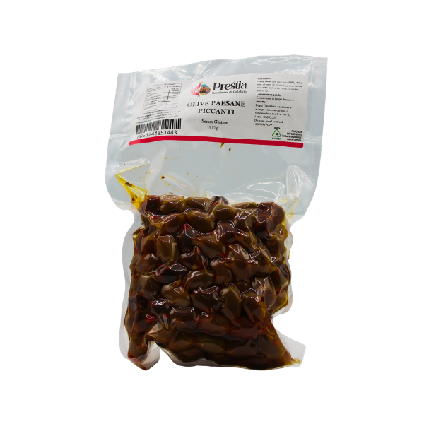 OLIVE PAESANE PICCANTI 300G