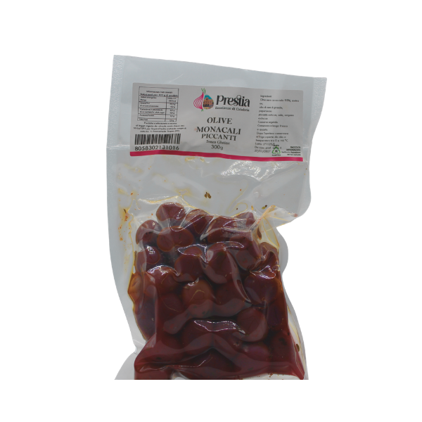 OLIVE MONACALI PICCANTI 300G