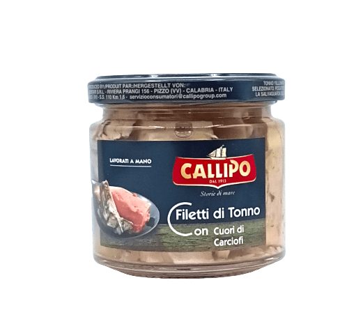 Filetti di Tonno con Cuori di Carciofi