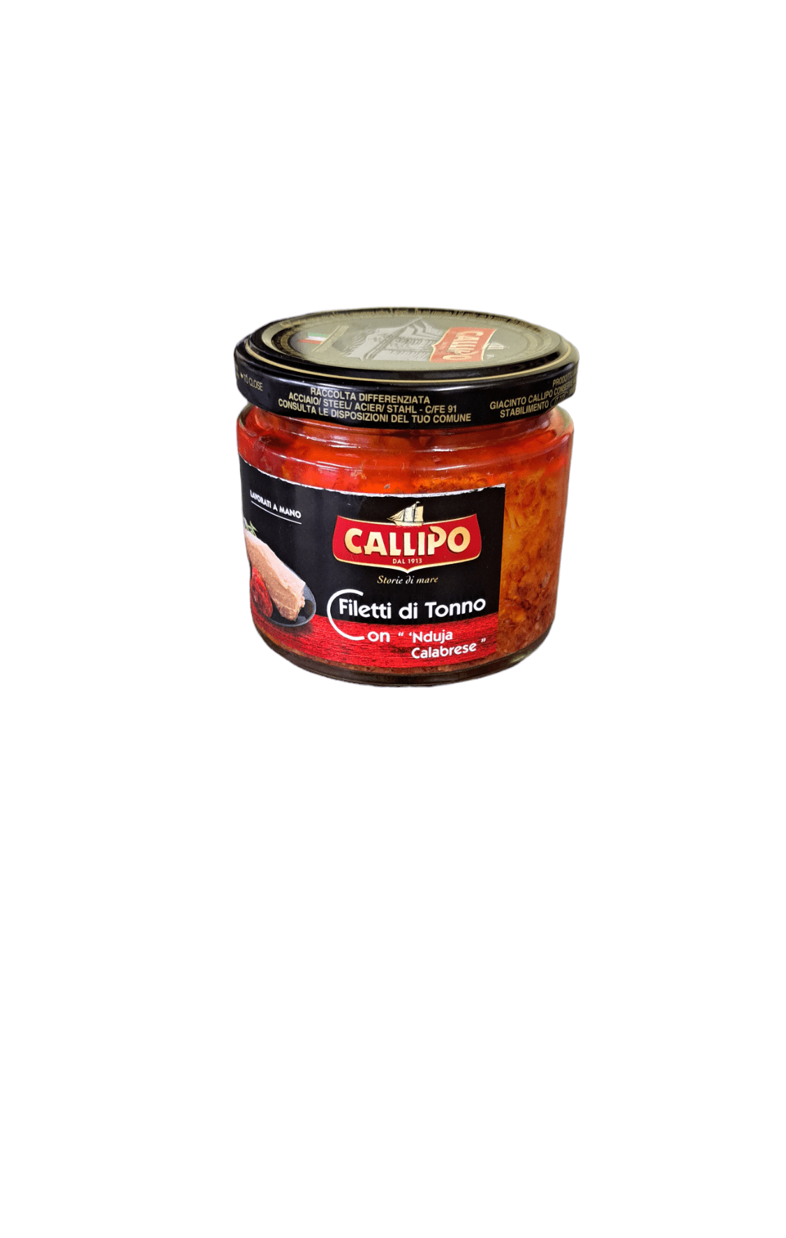 Filetti di Tonno con 'Nduja 200g