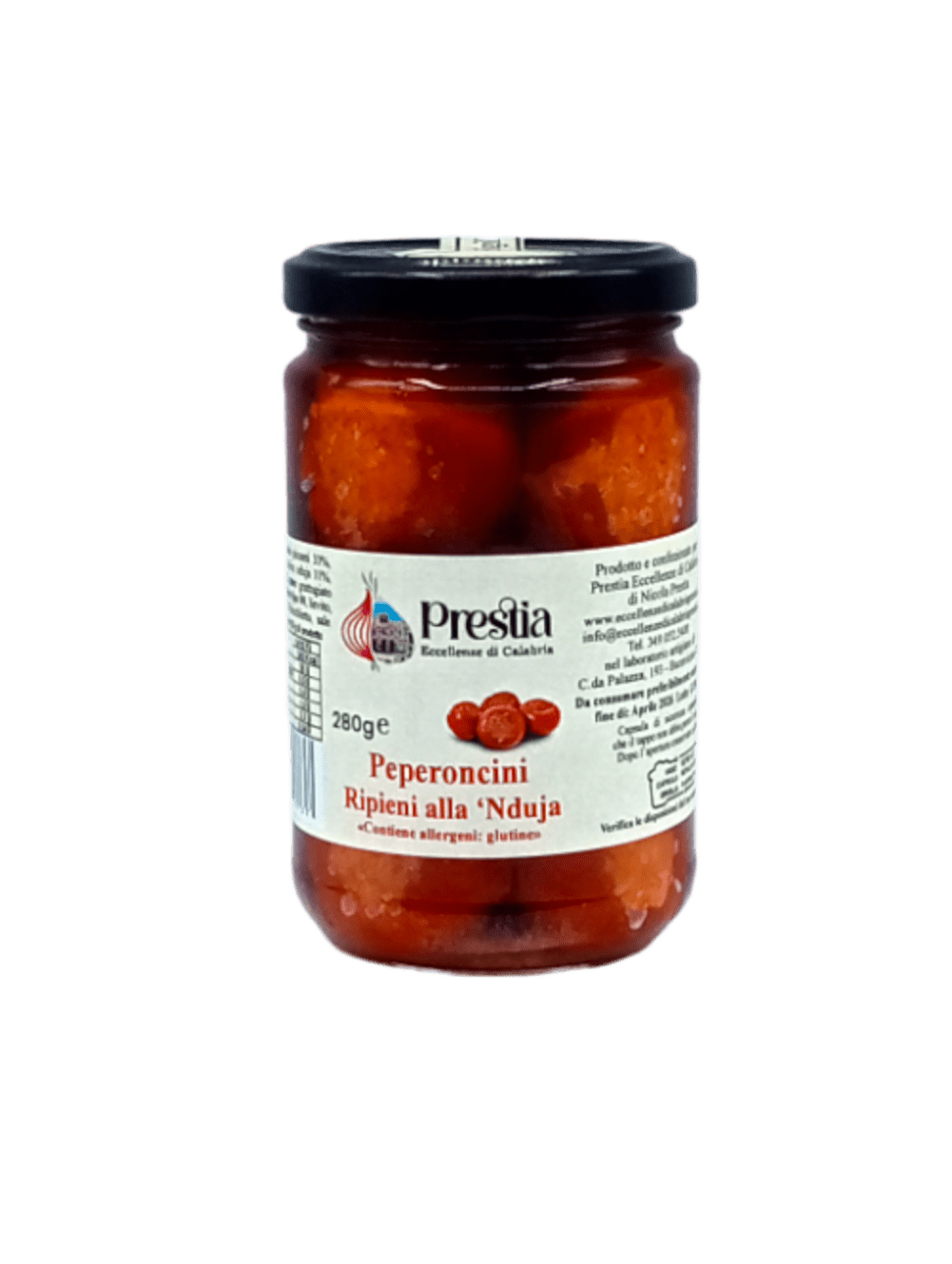 Peperoncini Ripieni alla 'Nduja 280g