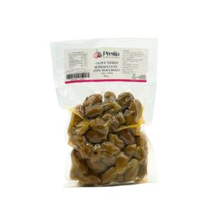 Olive Verdi Schiacciate con Nocciolo